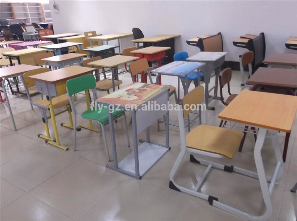 Adjustable Plastic Swivel Chair Training Chair with Tablet Student Chair School Chair