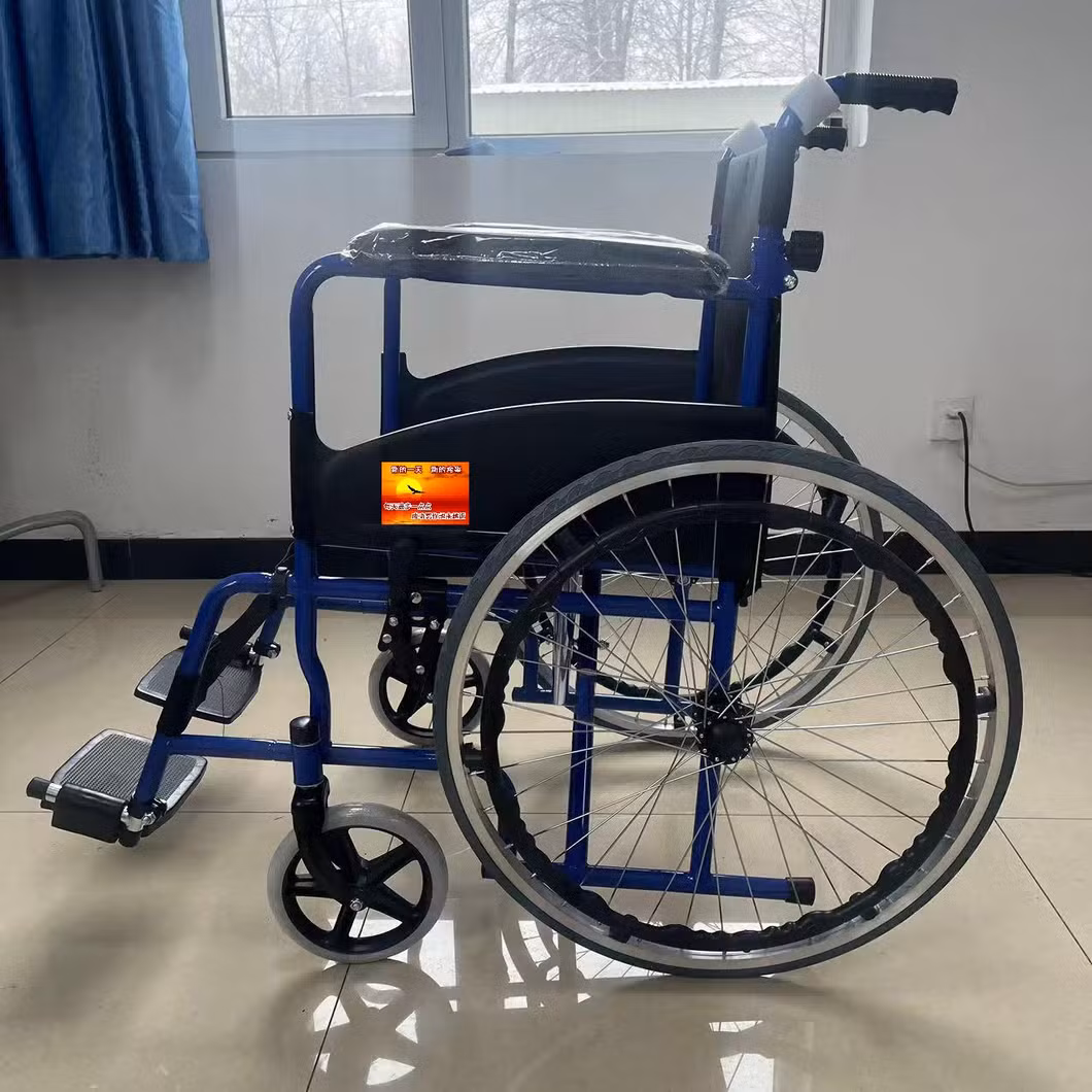 Dynasty Portable Folding Elderly Wheelbarrow Thickened Manual Wheelchair Potty Disabled Family Rehabilitation Therapy Supplies