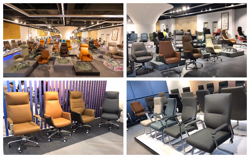 Wholesale Office Furniture Executive Chair with Height Adjustable Plastic Armrest