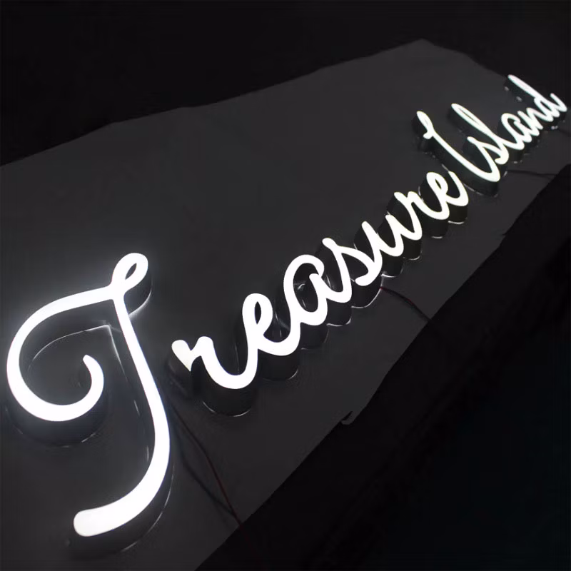 3D LED Letter Light Luminous Frontlit and Backlit Business Logo Signage Acrylic Signs for Decoration