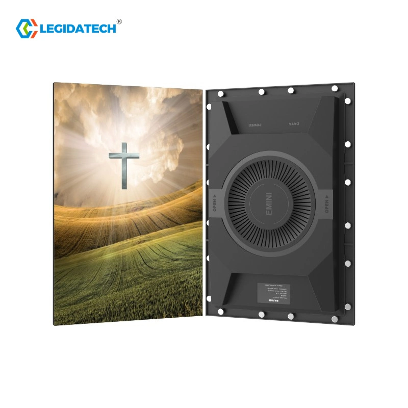 Legidatech LED Panels Video Wall Indoor Full Color Indoor P1.2 P1.8 P2 P2.5 P3 P4 320X480mm 3840z LED Display Screen Magnet Cabinet Church Sign