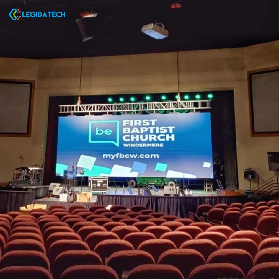 Legidatech LED Panels Video Wall Indoor Full Color Indoor P1.2 P1.8 P2 P2.5 P3 P4 320X480mm 3840z LED Display Screen Magnet Cabinet Church Sign
