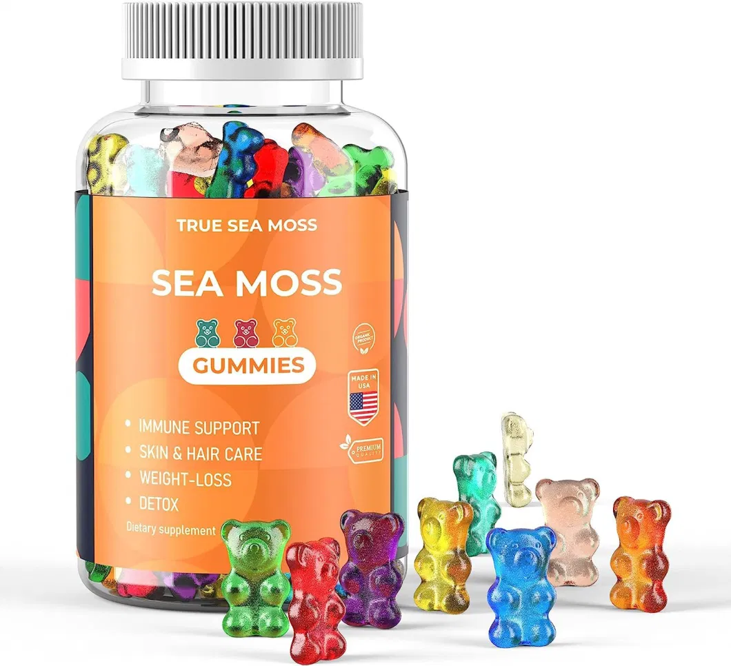 Customized Raw Sea Moss Gummies with Your Logo