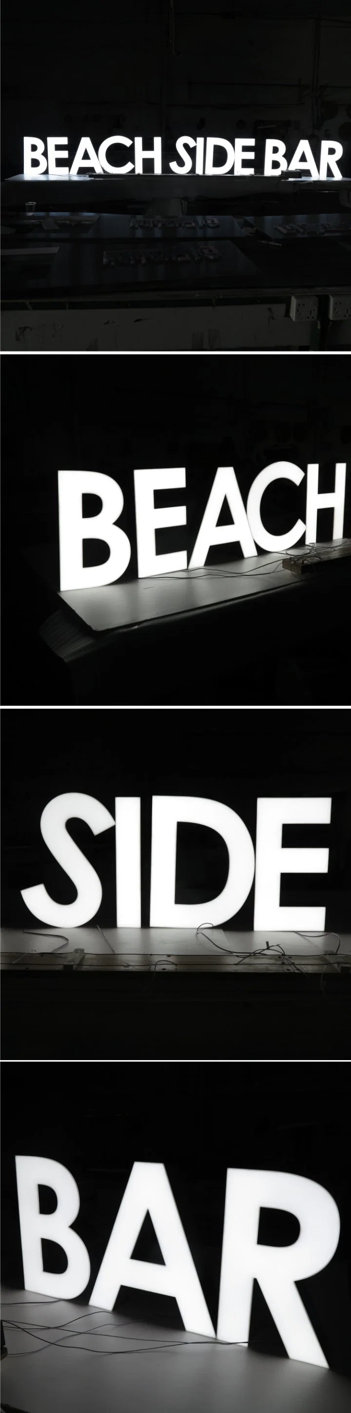 Customized Size Electronic LED Lighting Shop Channel Letter Sign