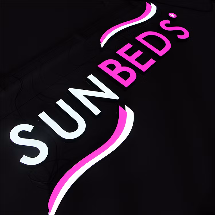 Custom LED 3D Large Electronic Build up Acrylic Signage Channel Letter Sign