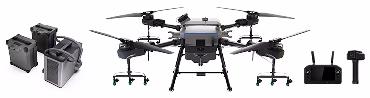 Crop Spraying Uav 30kg Payload T30 Heavy Duty Agriculture Sprayer Drone with Waypoint Function