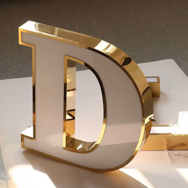 Custom Advertising Backlit Outdoor 3D Business Logo Sign Channel Letter LED Signage