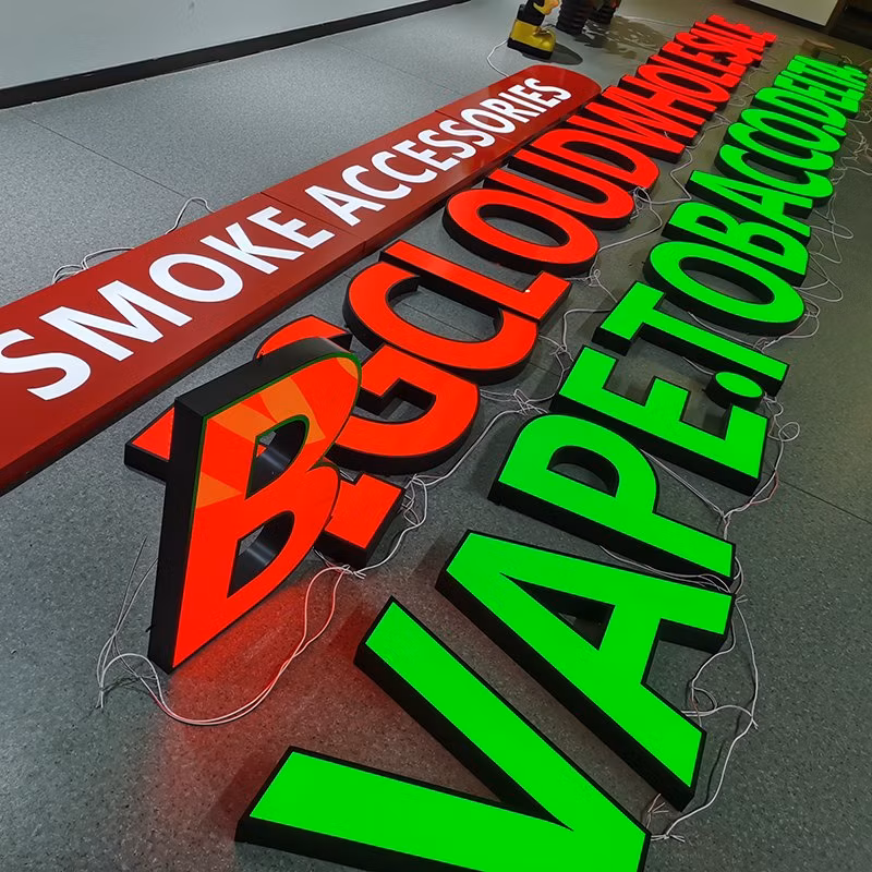 Frontlit 3D Illumintaed Stainlese Steel LED Channel Letters From Ezd Design