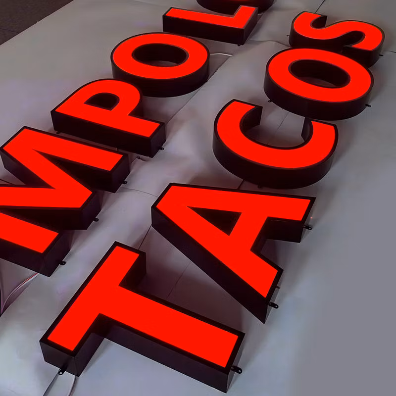 Frontlit 3D Illumintaed Stainlese Steel LED Channel Letters From Ezd Design