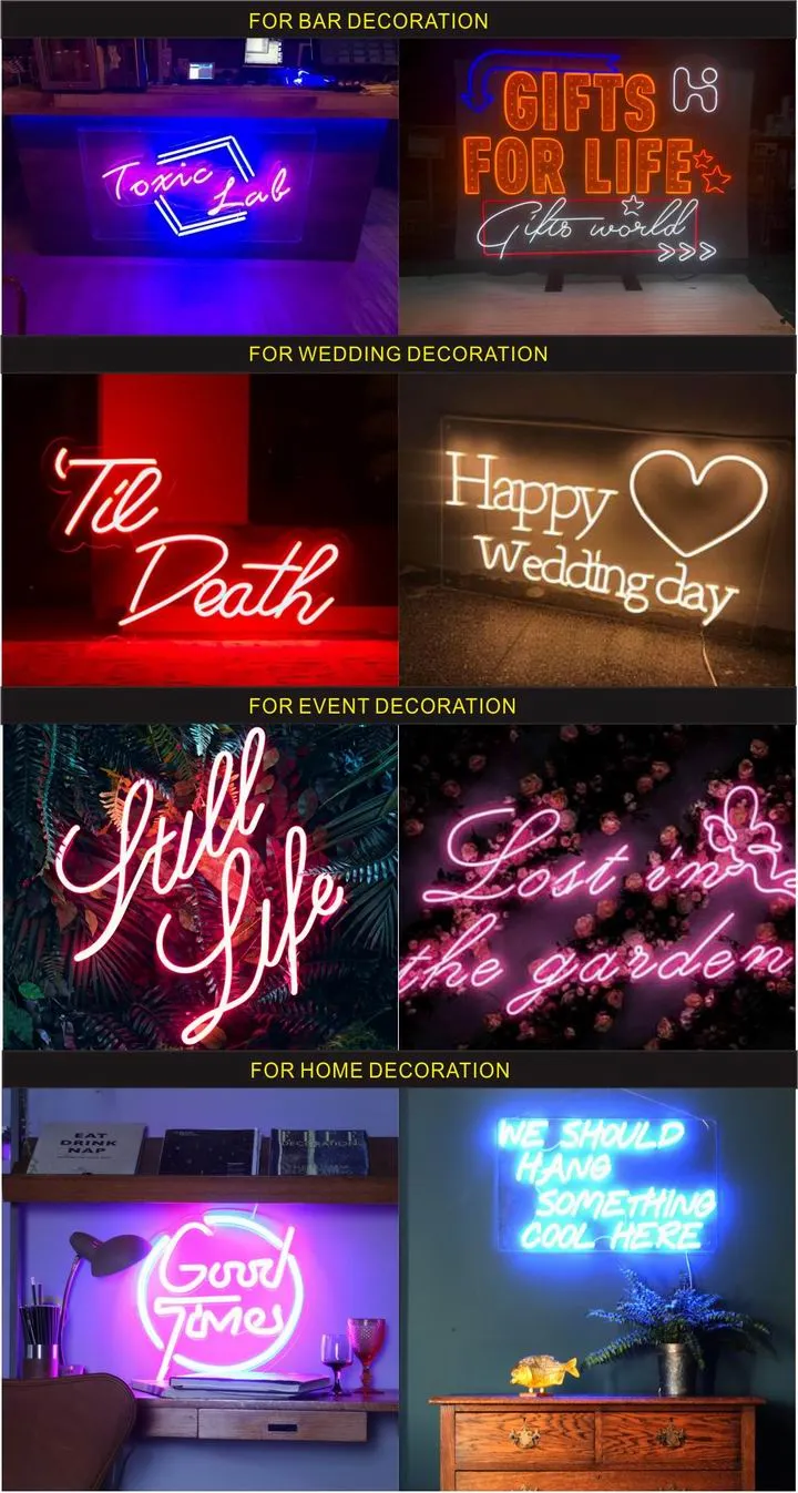 CE Approved Commercial LED Electronic Wholesale Neon Signs Letters