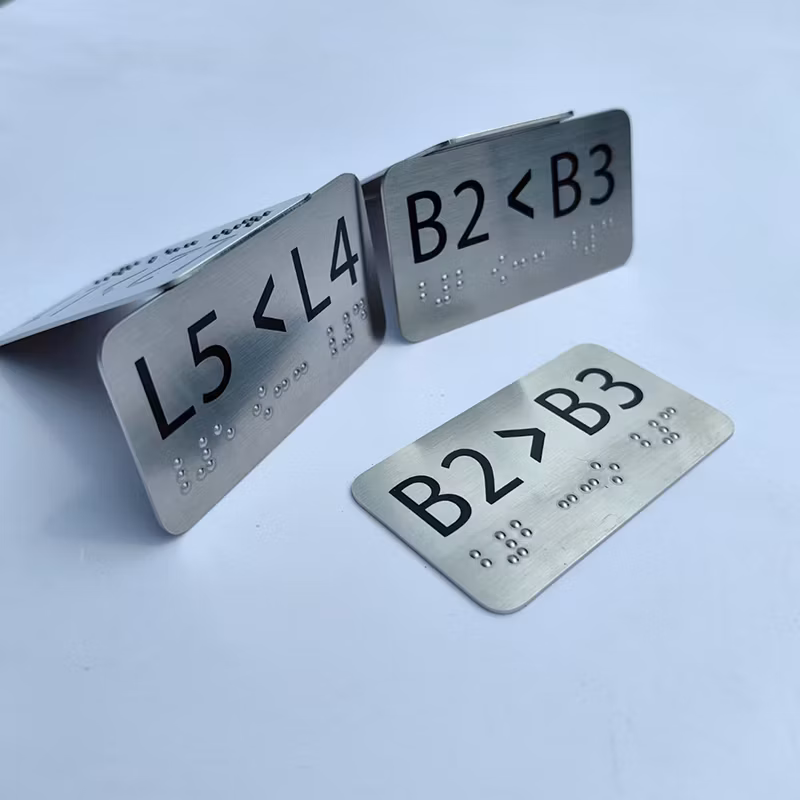 Ezd Apartment Floor Guest Wayfinding Guidance Ada Compliant Building Braille Door Signs