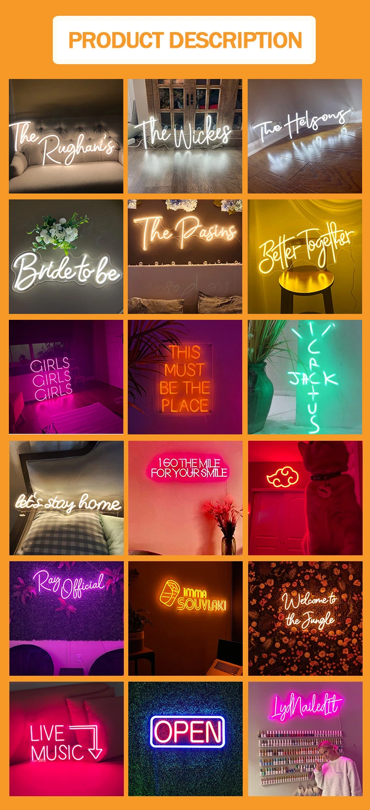 Wedding Lights Good Vibes Only Bedroom LED Decorative Neon Sign