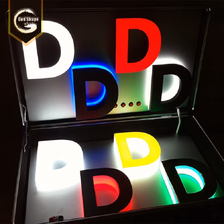 New Product Waterproof Advertising 3D Illuminated Backlit LED Letters Sign
