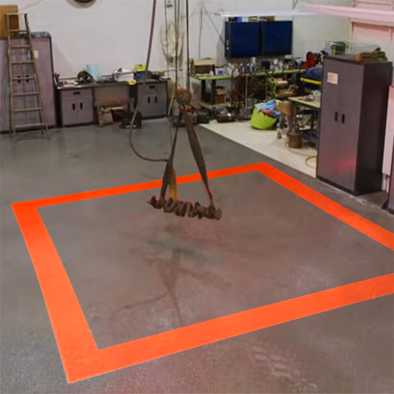 LED 240W Projection Virtual Warning Signs in The Heavy Lifting Area Industrial Gobo Projector Light