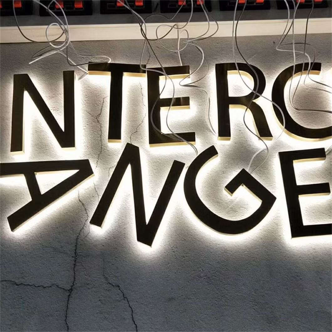 LED Modules LED Illuminated Office Building Sign Letters Business Store Signs Logo Outdoor Custom LED Sign