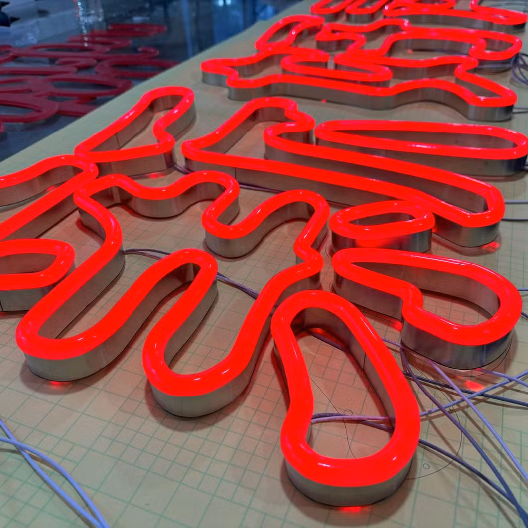 Factory Direct Customized LED Lights 3D Metal LED Signage Waterproof Custom Outdoor Frontlit Logo