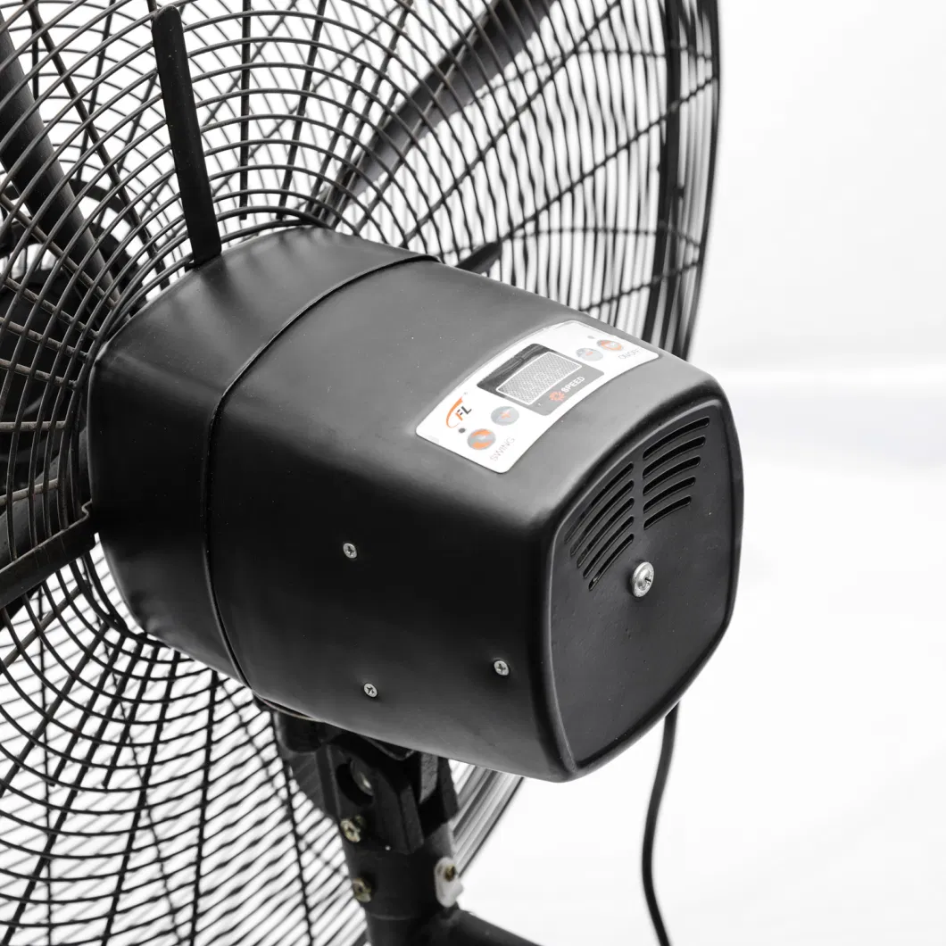 Commercial Pedestal Fan Designed to Move Large Air Volume