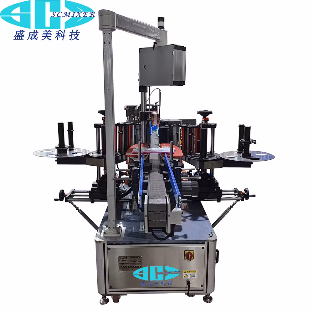 Full Automatic BOPP OPP Hot Melt Glue Labeling Machine Round Bottles Labeling Applicator
