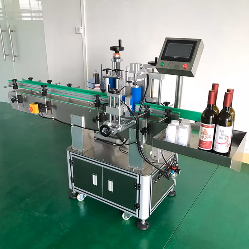 Full Automatic BOPP OPP Hot Melt Glue Labeling Machine Round Bottles Labeling Applicator