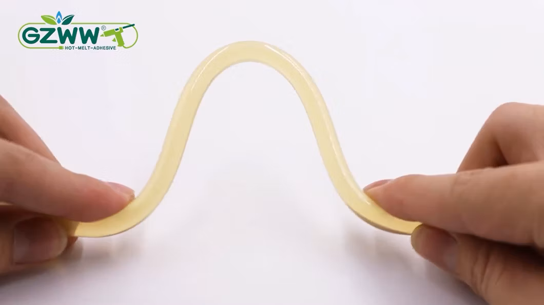Gzww High Viscosity Glue Gun Sticks 11mm Big Packet 7mm Silicona En Barra Light Yellow Glue Stick for Glue Gun