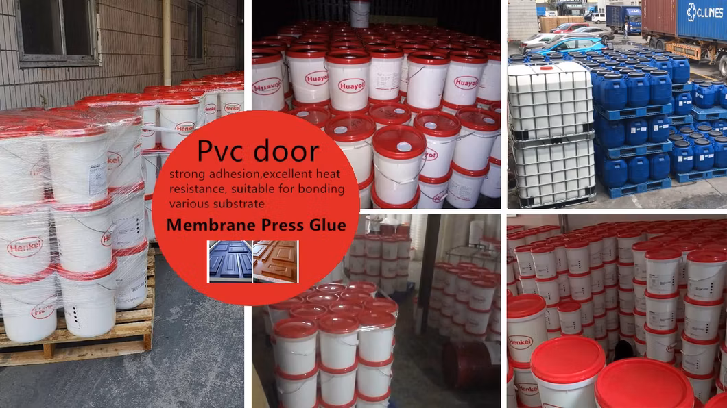 China Glue Manufacturer Produce Membrane Adhesive for PVC Foil Stick MDF, Glue for Membrane Door PVC Doors, Cabinet Doors, Interior Doors