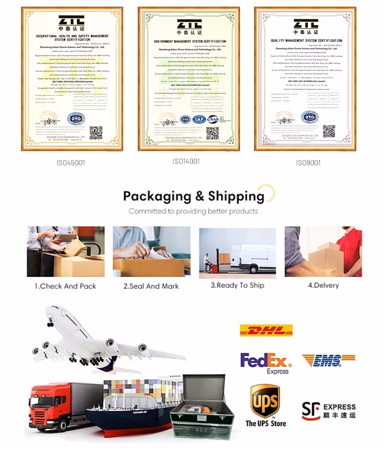 Big Farm Drone Sprayer Agricultural Pesticides Spraying Uav Prices Agro Drone Fumigator for Farms and Retail