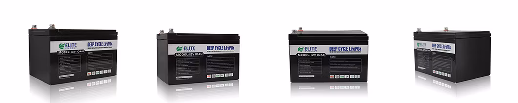 Elite Lithium Battery 12V 10ah 20ah 30ah 40ah 50ah Li Ion Battery Deep Cycle LiFePO4 Battery Electric Scooter/Solar Battery/Solar Street Light