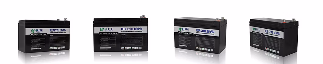 Elite Rechargeable Lithium Batteries 12V 7ah 12.8V 32700 LiFePO4 Battery Pack Lithium-Iron Phosphate Li-ion Battery for Golf Carts/Energy Storage System