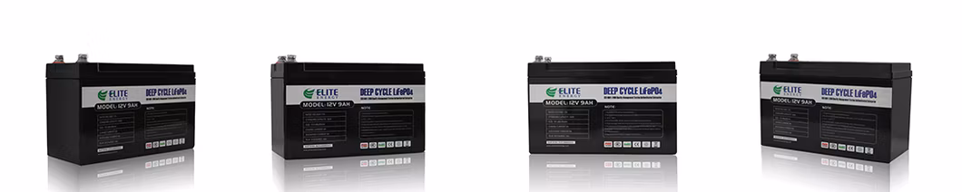 Rechargeable Lithium Battery 12.8V 9ah 12ah 12V Lithium Iron Phosphate LiFePO4 Li-ion Battery for Ess/EV with Built-in BMS