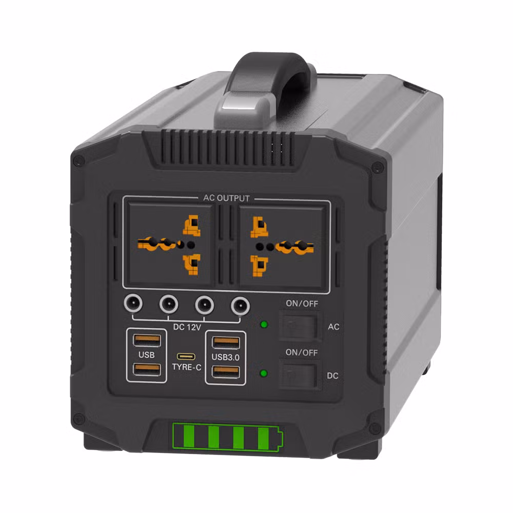 500W Portable Lithium Battery Power Station AC DC USB