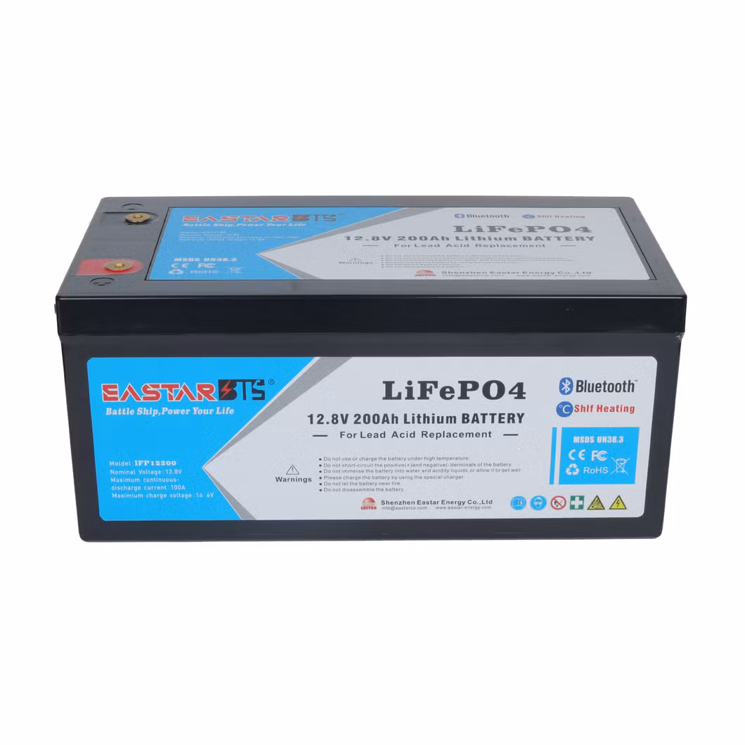 5 Yearswarranty 8000cycle-Times Life 12V 100ah/150ah/200ah/300ah/400ah LiFePO4 Lithium Battery Lead Acid Replacement