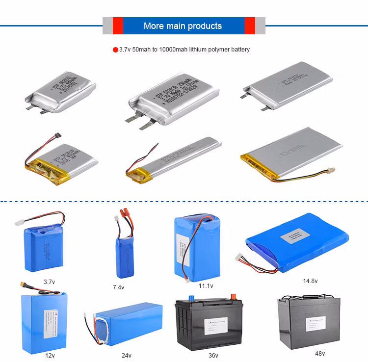 OEM ODM 3.7V Prismatic Battery Cell Lipo Battery for Consumer Electronics