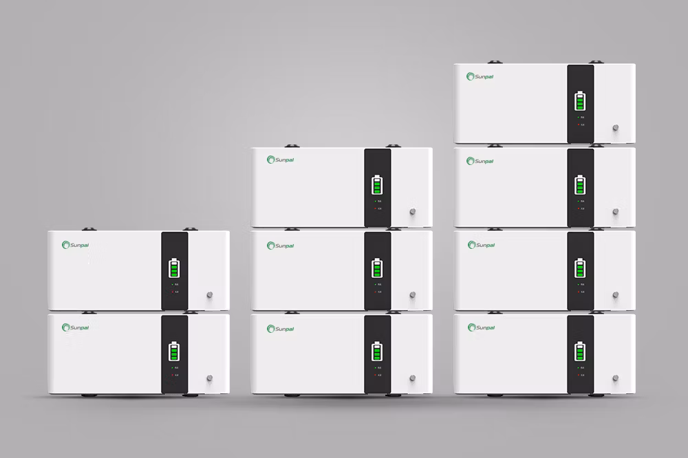 Sunpal Deep Cycle Power Wall LiFePO4 Battery 48V 48 Volt 200ah 10kwh 15kwh Lithium Ion Battery for Home Use