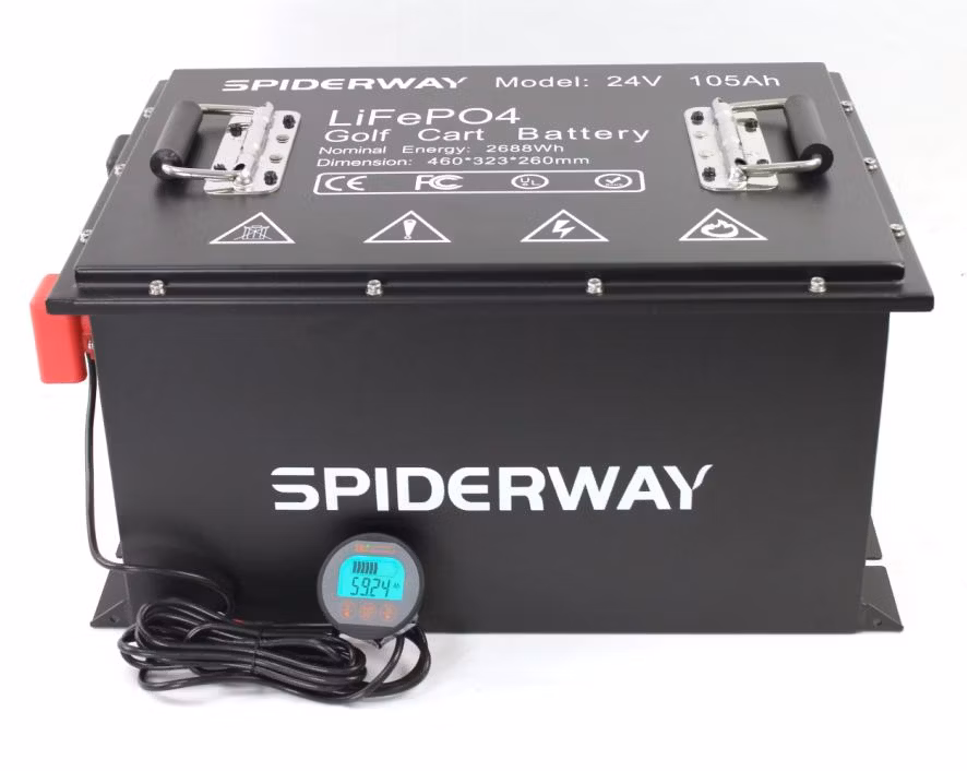 24V (25.6) 105ah LiFePO4lithium Battery EV LiFePO4 for Aerial Platforms Scissor Lift Genie GS Skyjack Jlg