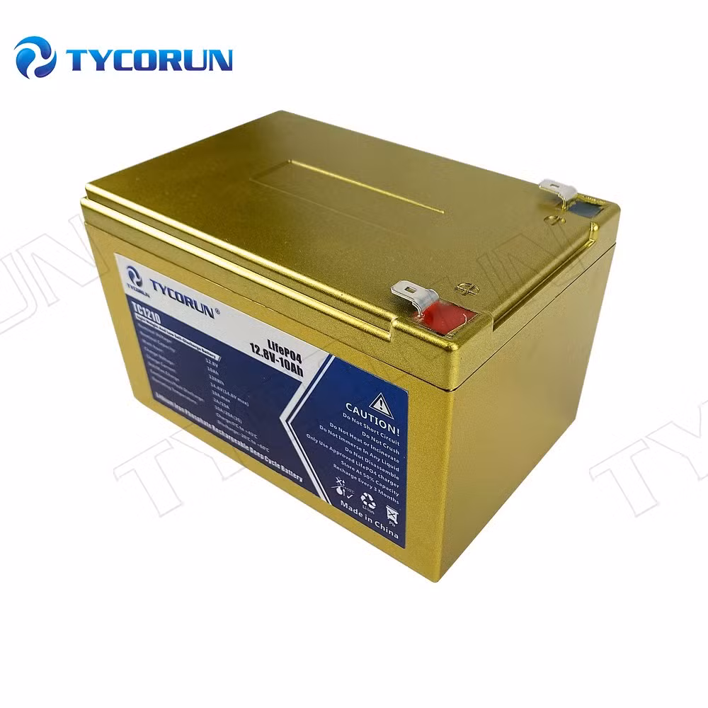 Tycorun Rechargeable High Quality LCD Light 12V 10ah LiFePO4 Lithium Battery for Solar Energy Storage Systems