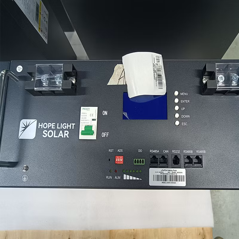 Energy Power Storage Ess High Voltage 50kwh 100kwh 150kwh 200kwh LiFePO4 Solar Panel Battery Solution for Project