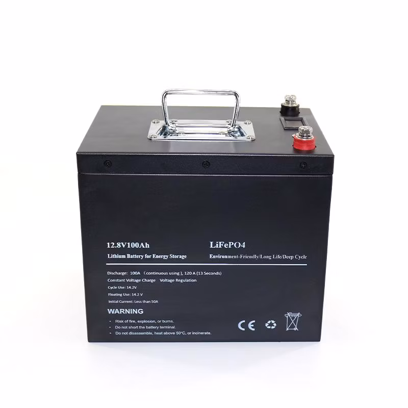 12V Rechargeable LiFePO4 RV Car Homeuse Lithium Iron Li-ion Solar Power Battery 12.8V 50ah 100ah 200ah Energy Storage Grade a Cell Battery EMS BMS Rack Battery