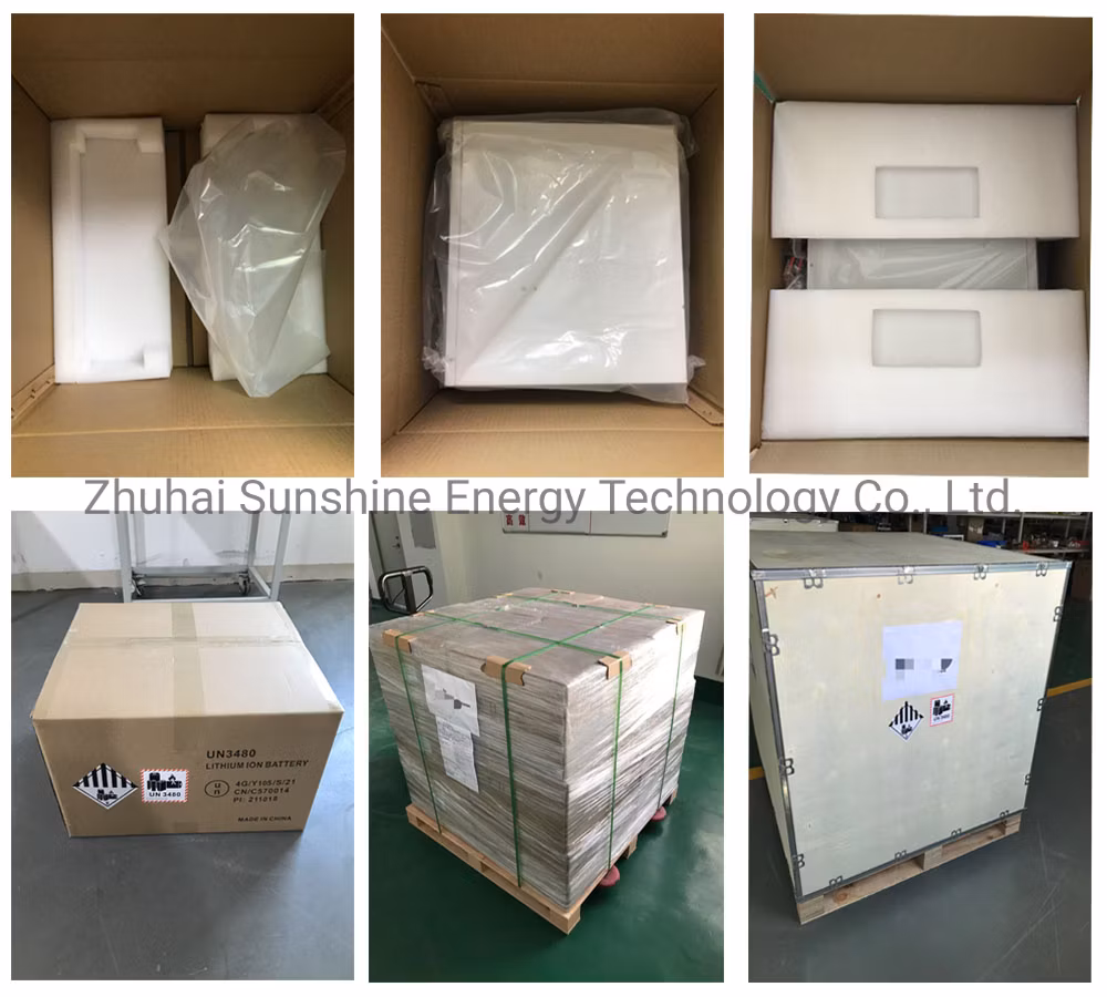 48V 100ah 200ah 4.8kw 9.6kw LiFePO4 Lithium Ion Powerwall Battery for PV Solar Energy Storage System Work with Deye, Lux, Sorotec, Growatt, Goodwe, SMA Inverter