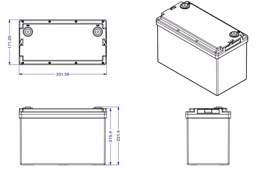 12V Rechargeable LiFePO4 RV Car Homeuse Lithium Iron Li-ion Solar Power Battery 12.8V 50ah 100ah 200ah Energy Storage Grade a Cell Battery EMS BMS Rack Battery
