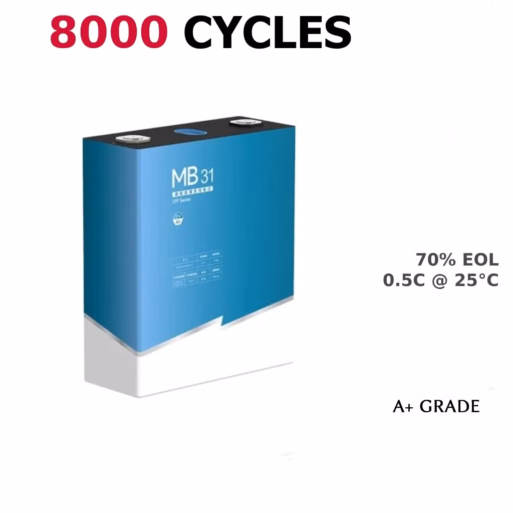 2024 EU 8000 Cycle Grade a Eve MB31 330ah 314ah 3.2V Lithium LiFePO4 Battery Cell 48V Stockage Solaire Camping-Car Battery Pack 48V LiFePO4 Battery