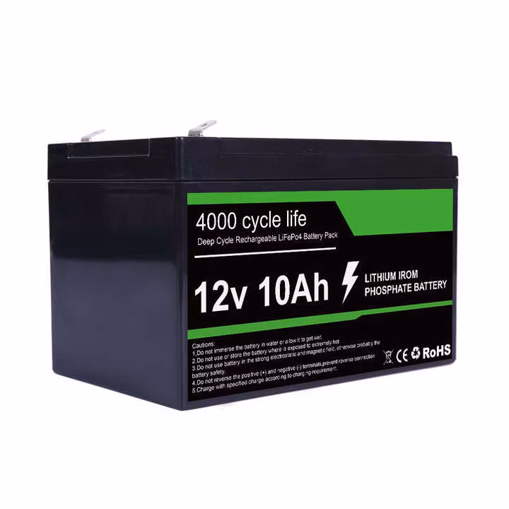 Lithium Ion Battery High Quality to Replace Lead Acid Battery LiFePO4 12.8V 12ah 10ah 6ah for Golf Trolley Battery