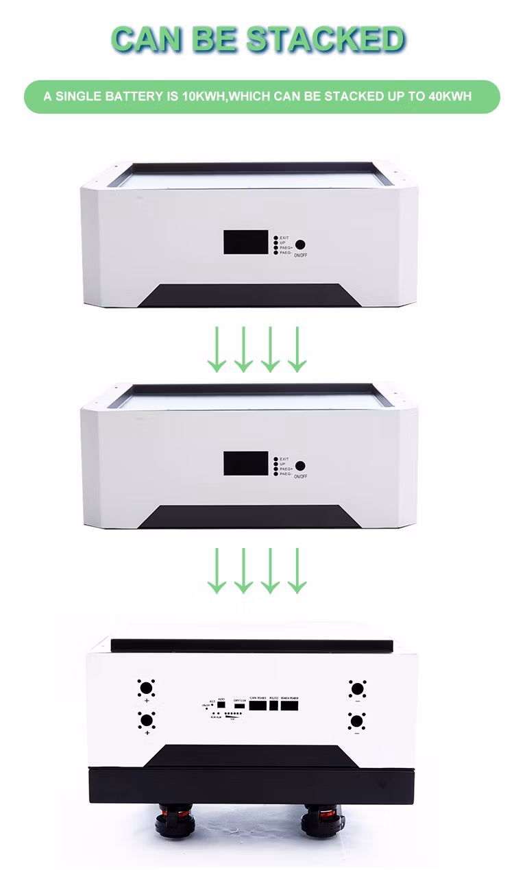 China Manufacturer Rechargeable Energy Storage Solar Home Inverter System Powered Energy LiFePO4 Li Ion Battery
