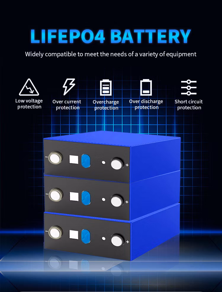 A Grade Solar Energy Storage System 3.2V 150ah 202ah 320ah Prismatic LFP LiFePO4 Lithium Ion Battery Cells