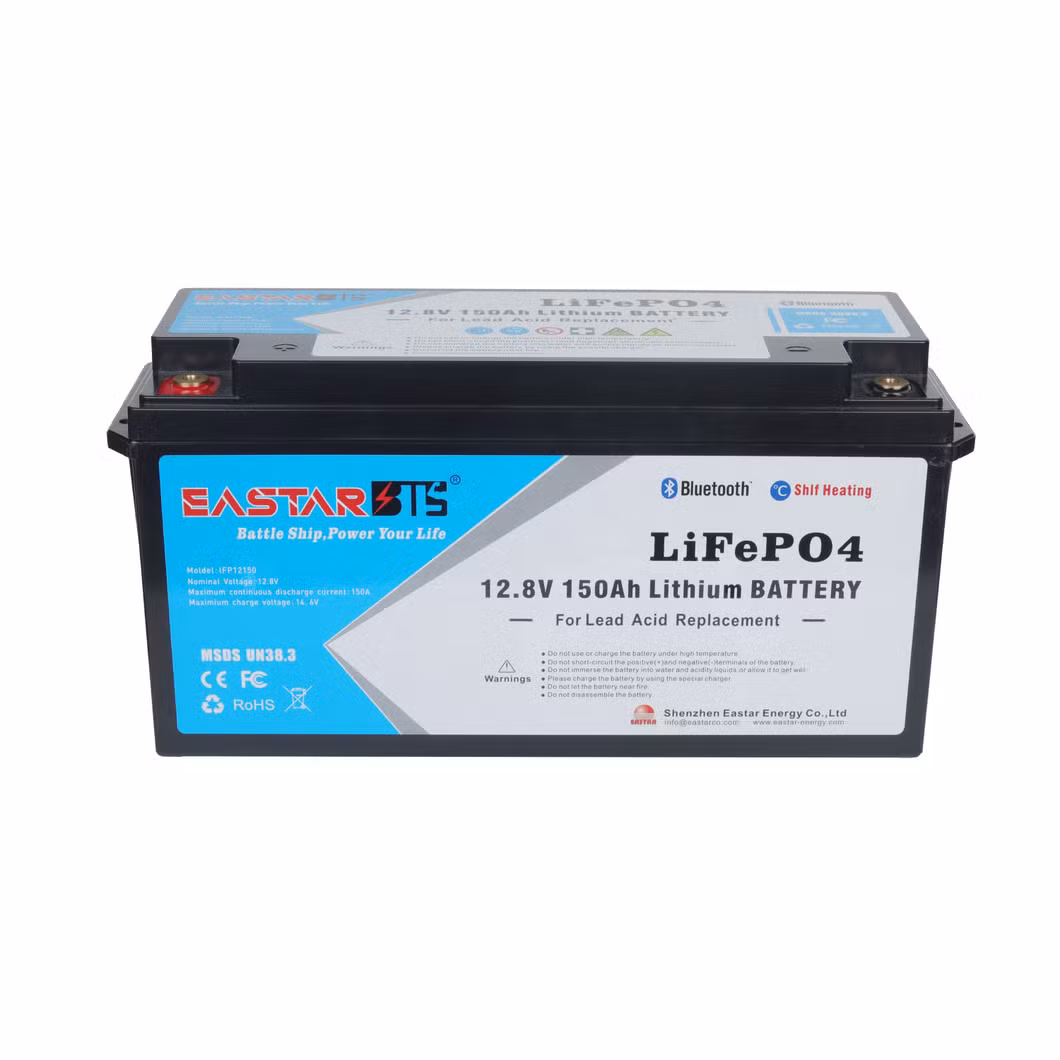 5 Yearswarranty 8000cycle-Times Life 12V 100ah/150ah/200ah/300ah/400ah LiFePO4 Lithium Battery Lead Acid Replacement
