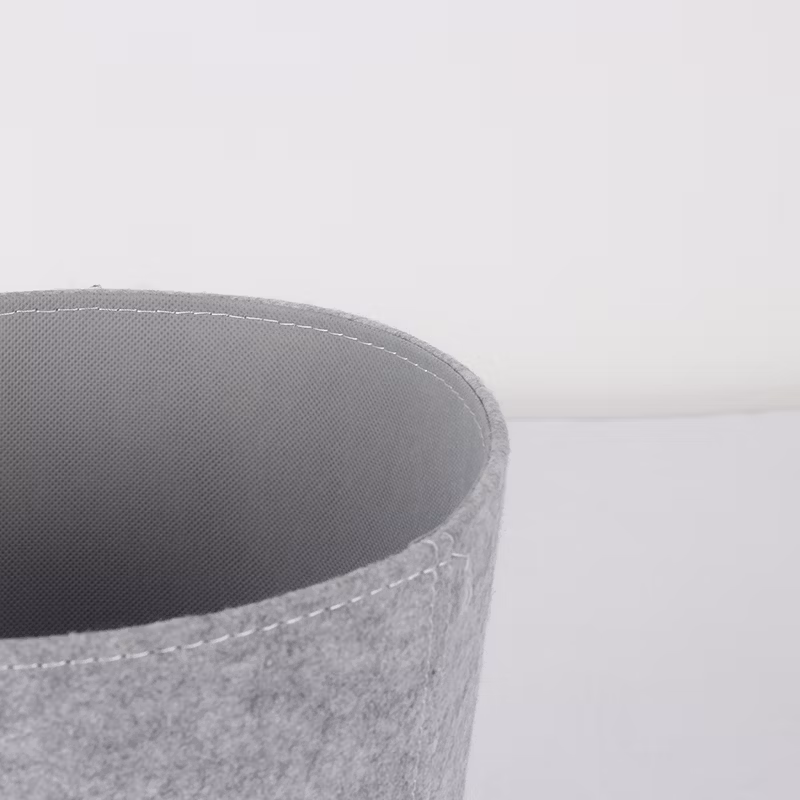 Breathable Basket Bins Organizer for Cloth Non Woven Fabric Storage Box Felt Outside Storage Bins