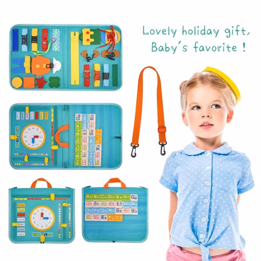 Girl Boy Activity Felt Montessori Parent-Child Interaction My Quiet Book Kids Baby Toys Felt Book