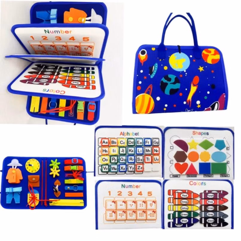 Girl Boy Activity Felt Montessori Parent-Child Interaction My Quiet Book Kids Baby Toys Felt Book