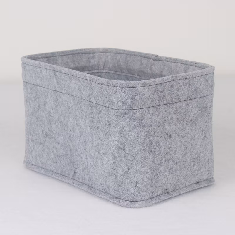 Cute Design Felt Toy Storage Basket Organizer Baskets Collapsiblefelt Laundry Basket
