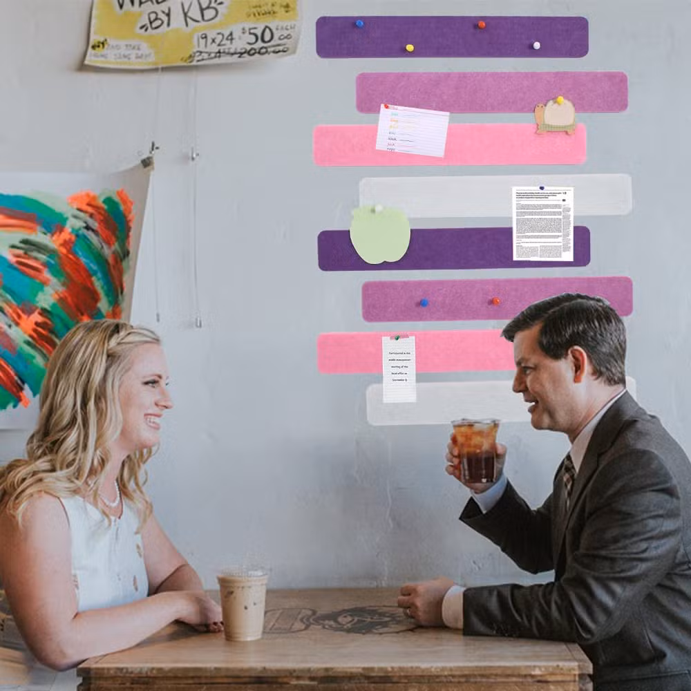 Self-Adhesive High Density Felt Pin Board for Home Office Wall