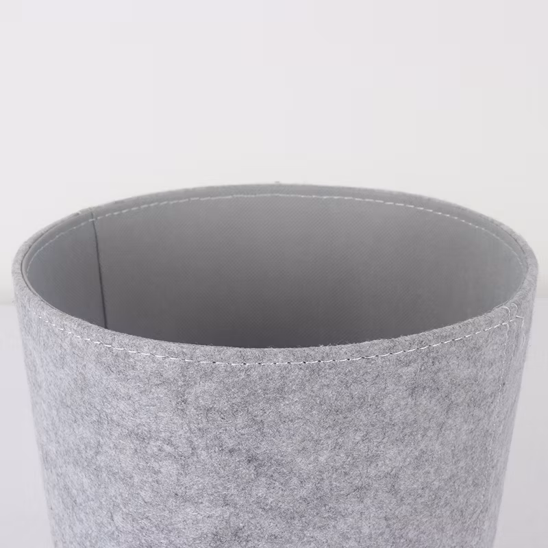 Breathable Basket Bins Organizer for Cloth Non Woven Fabric Storage Box Felt Outside Storage Bins
